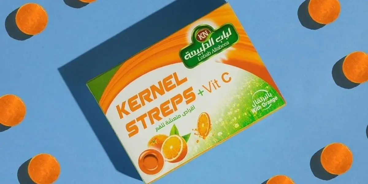 KERNEL STREPS + Vit C With oranges