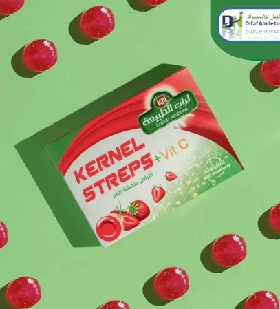 KERNEL STREPS + Vit C With strawberries